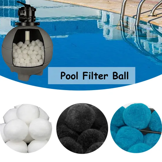 Large Mud Interception Water Purification Filter Media Modified Fiber Ball for Pool Aquarium Pond with 96% Porosity