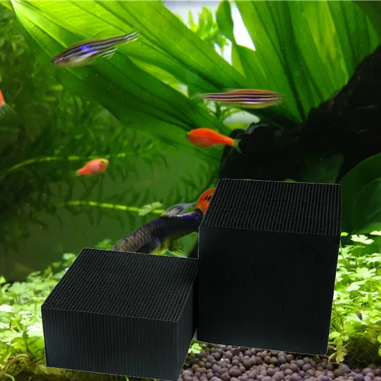 High Quality Honeycomb Activated Carbon 100x100x100mm for VOCs Adsorption Treatment with CTC 70%