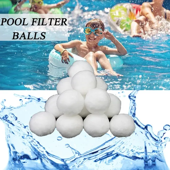 Fiber Ball Filter Media for Pool Aquarium Pond with 96% Porosity 20-85m/H Filtration Rate
