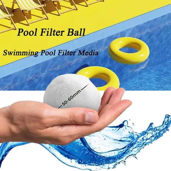 Industry Polyester Staple Fiber Ball for Swimming Pool Water Filtration with 96% Porosity