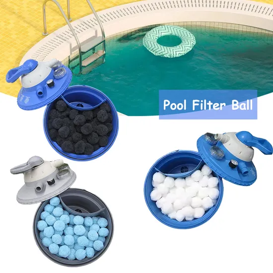 Light Weight Low Head Loss Water Purification Balls Filter for Swimming Pool Aquarium Pond with 96% Porosity