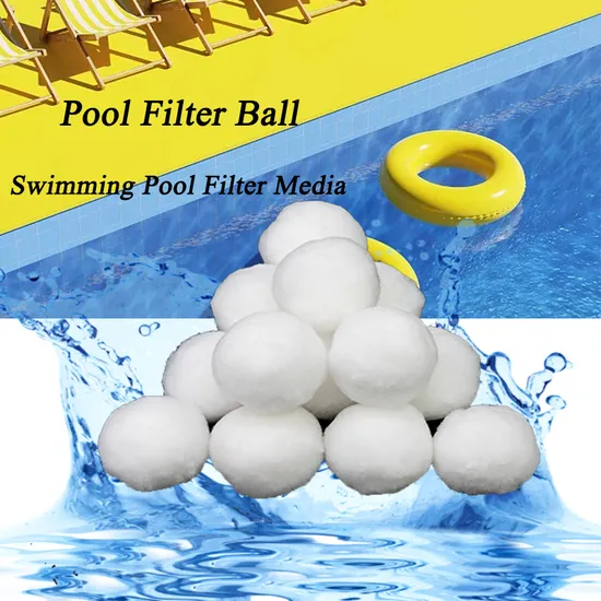 Swimming Pool Media Filter Balls Fiber 96% Porosity for Water Treatment in Pools Aquariums Ponds