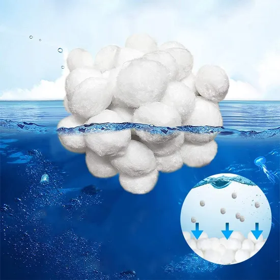 3 Micron Polyester Water Filter Media Balls for Industrial Water Treatment with CE Certification