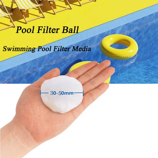 Light Swimming Pool Fiber Ball Filter Media for Industrial and Home Water Filtration