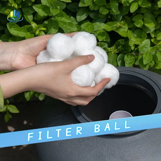 Reusable Backwash Pool Filter Balls Fiber Media with 20-50m/H Efficient Filtration for Water Treatment