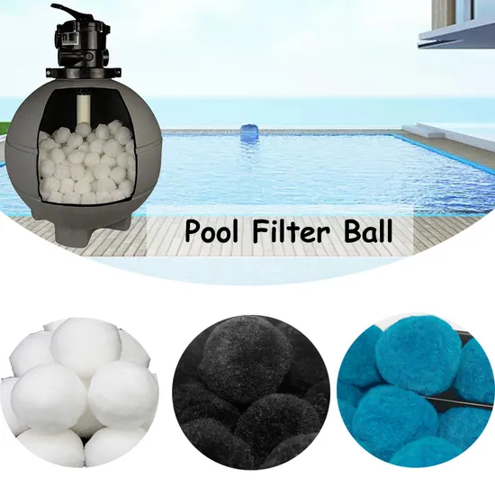 Polyester Fiber Balls for Water Treatment 20-85m/H Filtration Rate Pool Aquarium Pond