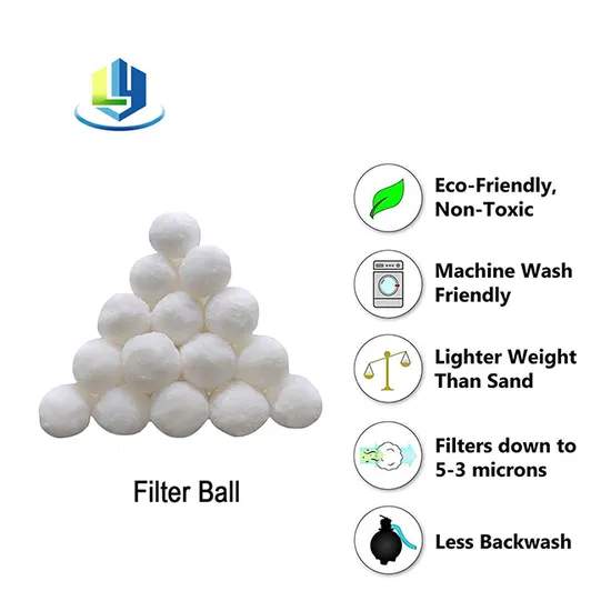 Replace Sand Polyester Fiber Ball Filter Media 700g/bag for Swimming Pool Sand Filters