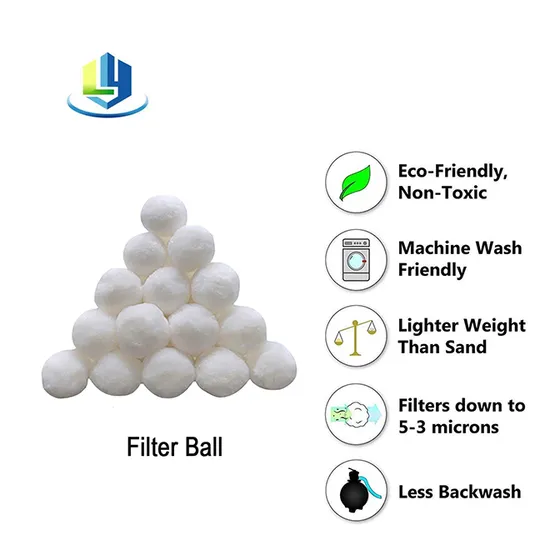 3 Micron 100% Polyester Filter Ball for Fish Tank, Swimming Pool & SPA - 700g