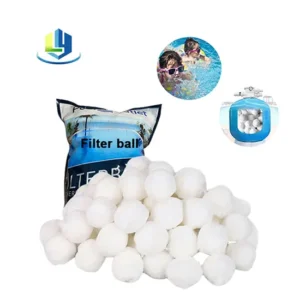 Water Treatment Filter Balls 3 Micron Filtration Efficiency Acrylic Fiber 30-50mm