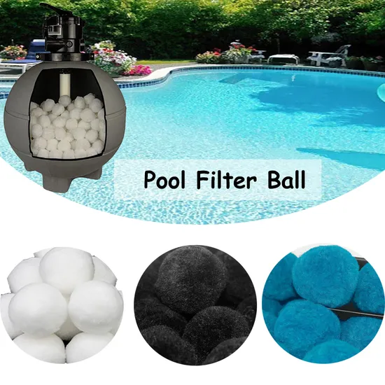 50mm High Efficiency Polyester Fiber Ball Filter Media for Waste Water Treatment with 96% Porosity