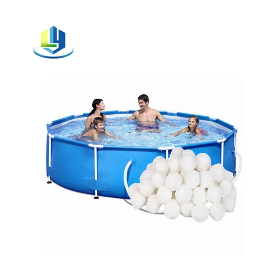 700g Pool Fiber Ball Filter Media for Water Treatment, 3 Micron Efficient Filtration