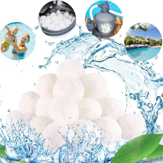 Swimming Pool Sand Filter Media Polyester Fiber Filter Ball with 96% Porosity for Pool Filtration