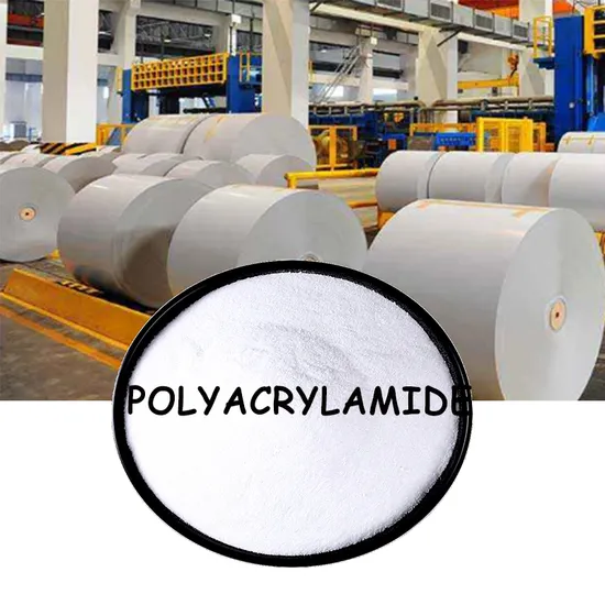 Polyelectrolyte Polyacrylamide for Water Treatment, Granular Flocculant 25kg Packaging