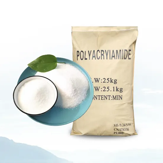Water Treatment PAM Powder Coagulant for Paper Industry - White Granules 25kg Package