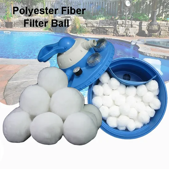 Polyester Fiber Ball Filter Media with 96% Porosity for Pool Water Filtration