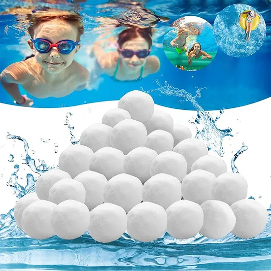 Swimming Pool Polyester Water Filter Material Fiber Ball with 96% Porosity for Aquarium and Pond Filtration