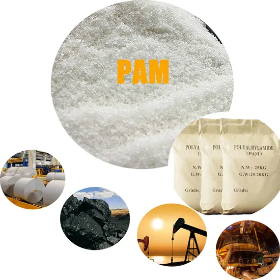 Anionic Polyacrylamide PAM for Sewage Treatment, White Granulars 25kg Pack