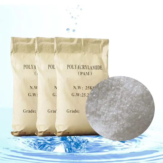 Polyacrylamide Water Treatment Chemicals White Powder 25kg/bag for Industrial Use