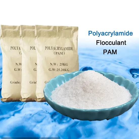 Zwitterionic Polyacrylamide Flocculant for Water Treatment, White Granulars, 500kg/600kg Kraft Bag