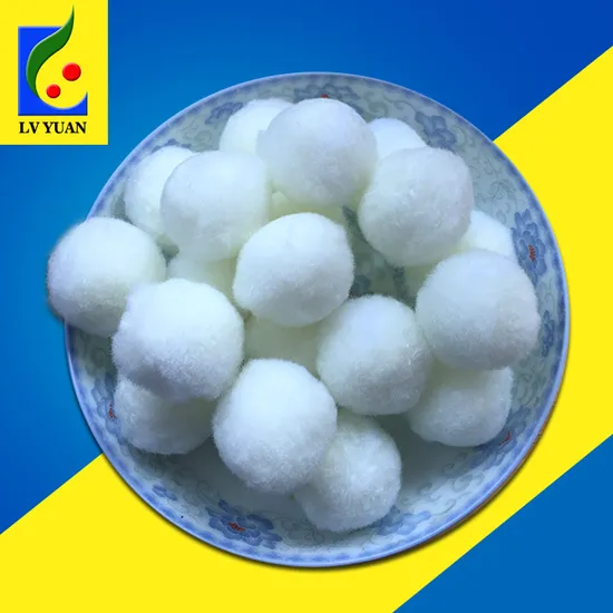 Polyester Ball Fiber Filter Media for Swimming Pool with 20-50m/H Filtering Velocity - Image 3