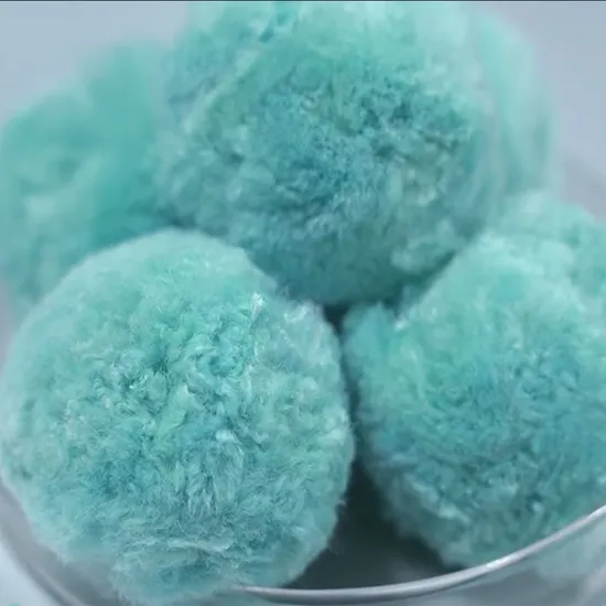 Eco-Friendly Polyester Fiber Filter Balls for Pool Aquarium Filtration 96% Porosity - 2