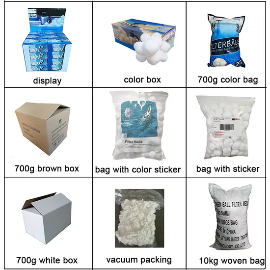 Eco-Friendly Polyester Fiber Filter Balls for Pool Aquarium Filtration 96% Porosity - 5