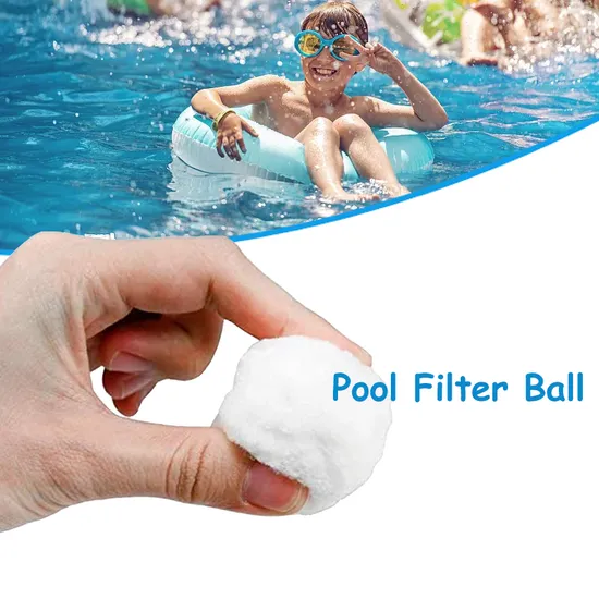 Pool Filter Balls 96% Porosity Eco-Friendly Polyester Media for Sand Filters Aquarium Pond