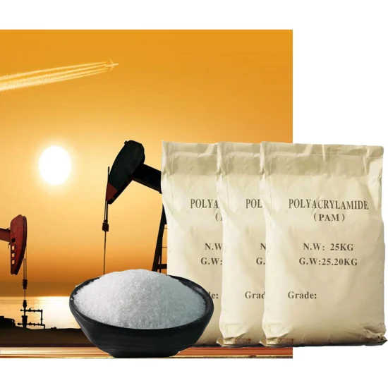 Anionic Polyacrylamide Flocculant Apam for Water Treatment 25kg/bag White Powder
