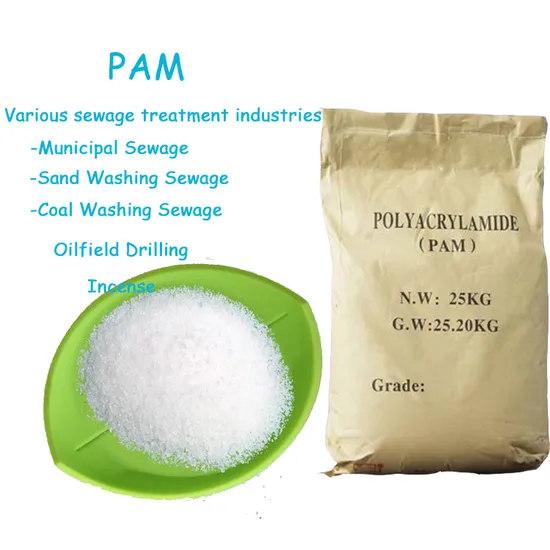 Cation Anionic Polyacrylamide Flocculant for Sewage Treatment, White Granular PAM