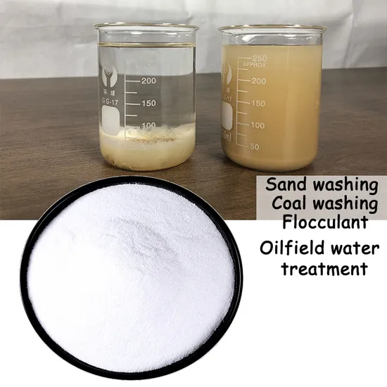Anionic Polyacrylamide Flocculant PAM for Sewage Treatment, ISO9001 Certified White Powder