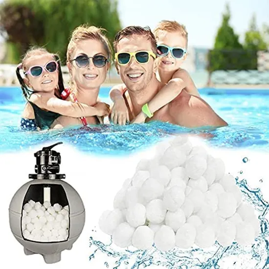 Less Backwash Filter Balls with 96% Porosity for Swimming Pool, Aquarium Water Treatment