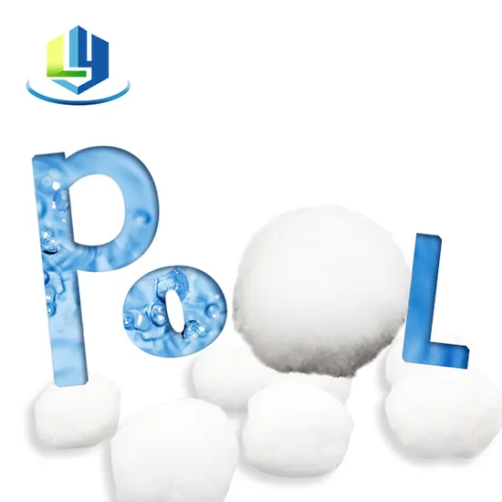 Pool Glass Sand Filter System Accessories with 96% Porosity Polyester Filter Balls for Aquarium Pond