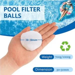 Sand Replacement Fiber Balls Filter Media with 96% Porosity for Fish Farm Tanks