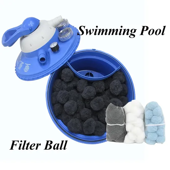 Polyester Fiber Balls Filter Media 96% Porosity for Aquarium Pond Pool Filtration