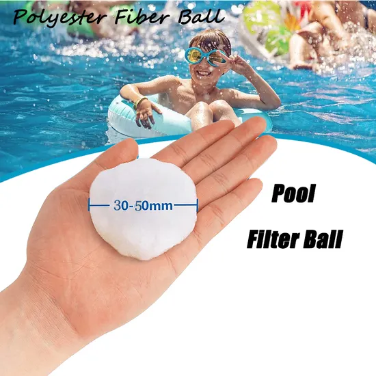 Swimming Pool Water Treatment Fiber Cleaning Ball Filter Media with 20-50m/H Filtering Velocity
