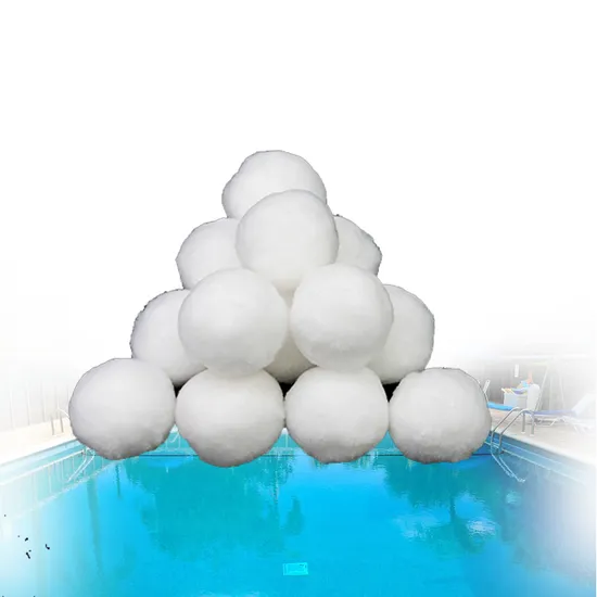 Fiber Bio Balls Filter Media with 96% Porosity for Swimming Pool Pond Aquarium