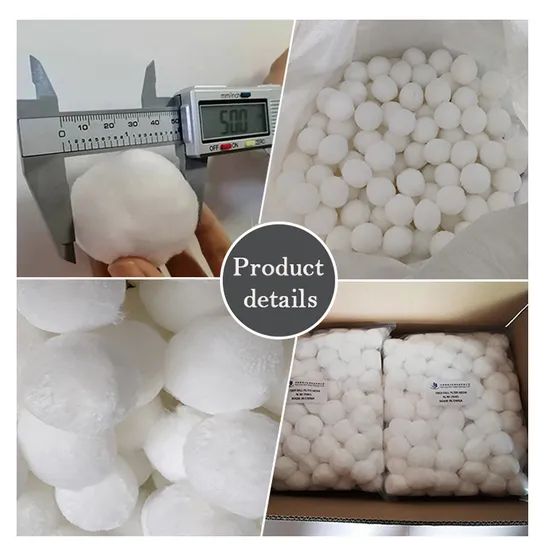 Plastic Sintered Glass Synthetic Filter Ball Roll for Swimming Pool 3micron Filtration Rate - 4