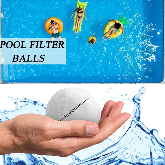Swimming Pool Filter Balls 700g LvYuan Fiber Media for Efficient Water Filtration