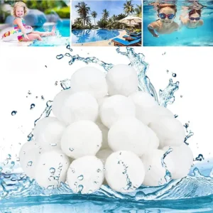 OEM Fiber Balls Filter Media with 96% Porosity for Sewage Water Treatment in Pools and Aquariums