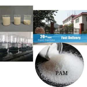 Water Treatment Flocculant Anionic Polyacrylamide PAM ISO9001 Certified White Granulars