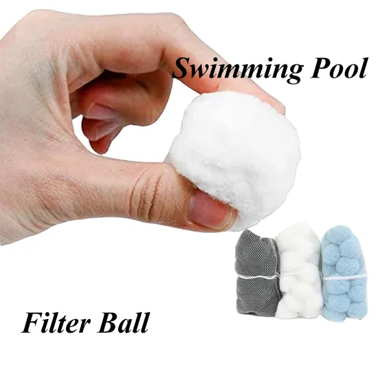 Low Head Loss Polyester Fiber Filter Balls for Aquarium with 96% Porosity