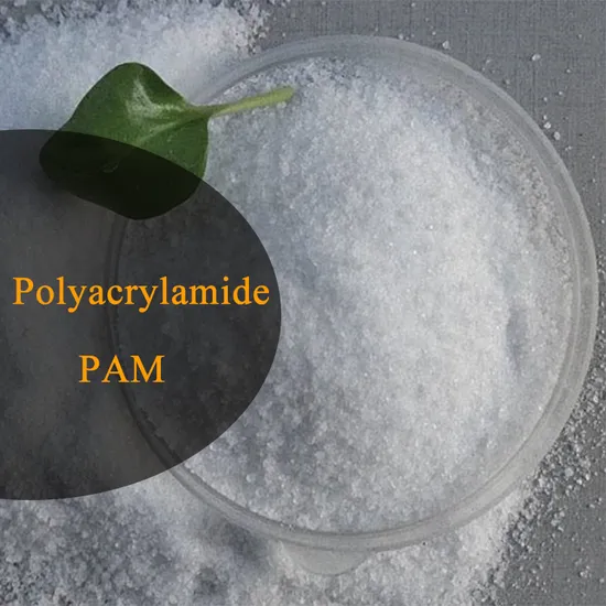 Pólimeros de poliacrilamida aniónica PAM en polvo para el tratamiento de aguas residuales de la industria papelera, paquete de 25 kg.