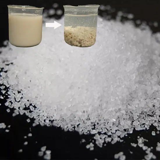 Polyacrylamide PAM Flocculant for Sewage Treatment - White Granular Anionic/Cationic Powder
