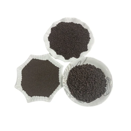 Manganese Dioxide Sand 82% MnO2 for Iron Removal, ISO9001 Certified Dark Brown Granulars