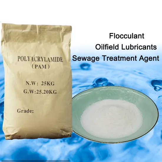 Sewage Treatment Chemicals Anionic Cationic Amphoteric Polyacrylamide Flocculant for Wastewater Purification