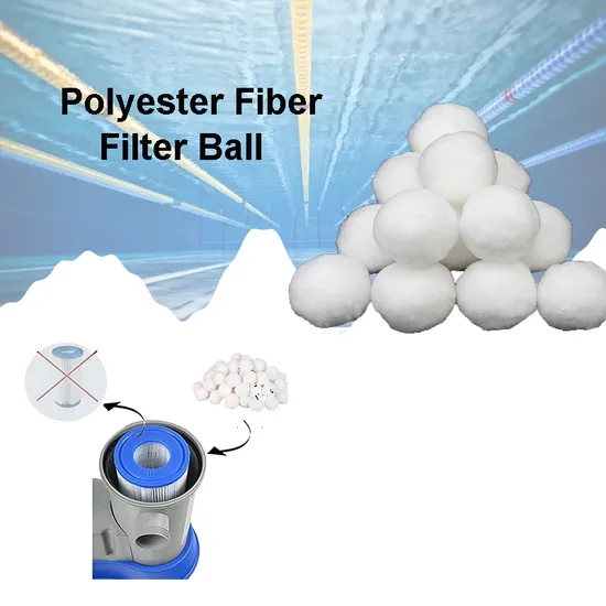 Pond Filter Media Fiber Balls 700g for Pool Aquarium, 96% Porosity Polyester Be Backwash