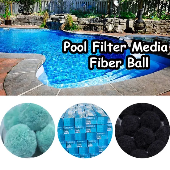 700g Water Treatment Polyester Fiber Pool Filter Balls with 96% Porosity for Pools Aquariums Ponds