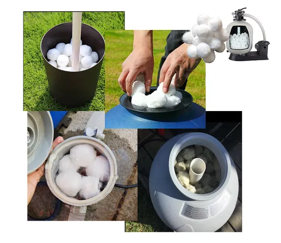 Filter Balls Fiber Material for Rain Water Treatment with 96% Porosity and CE Certification - 5