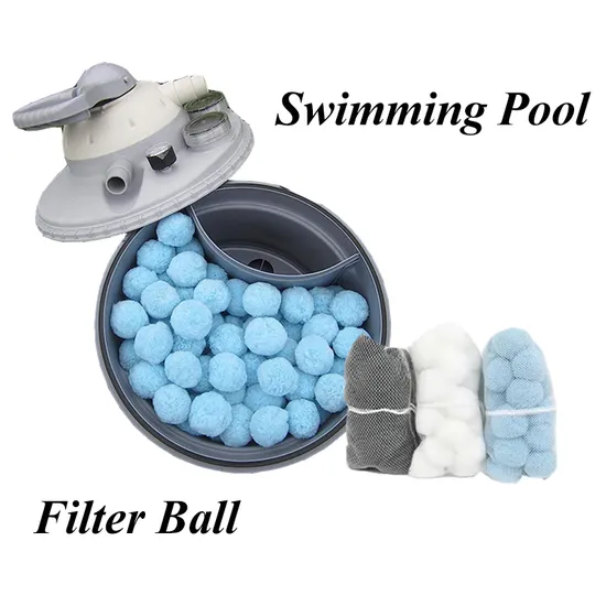 China Synthetic Fiber Polyester Pool Filter Balls with 96% Porosity for Efficient Filtration