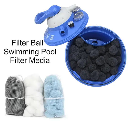 Swimming Pool Polyester Filter Balls 96% Porosity 20-85m/H Filtration Rate 700g/Bag